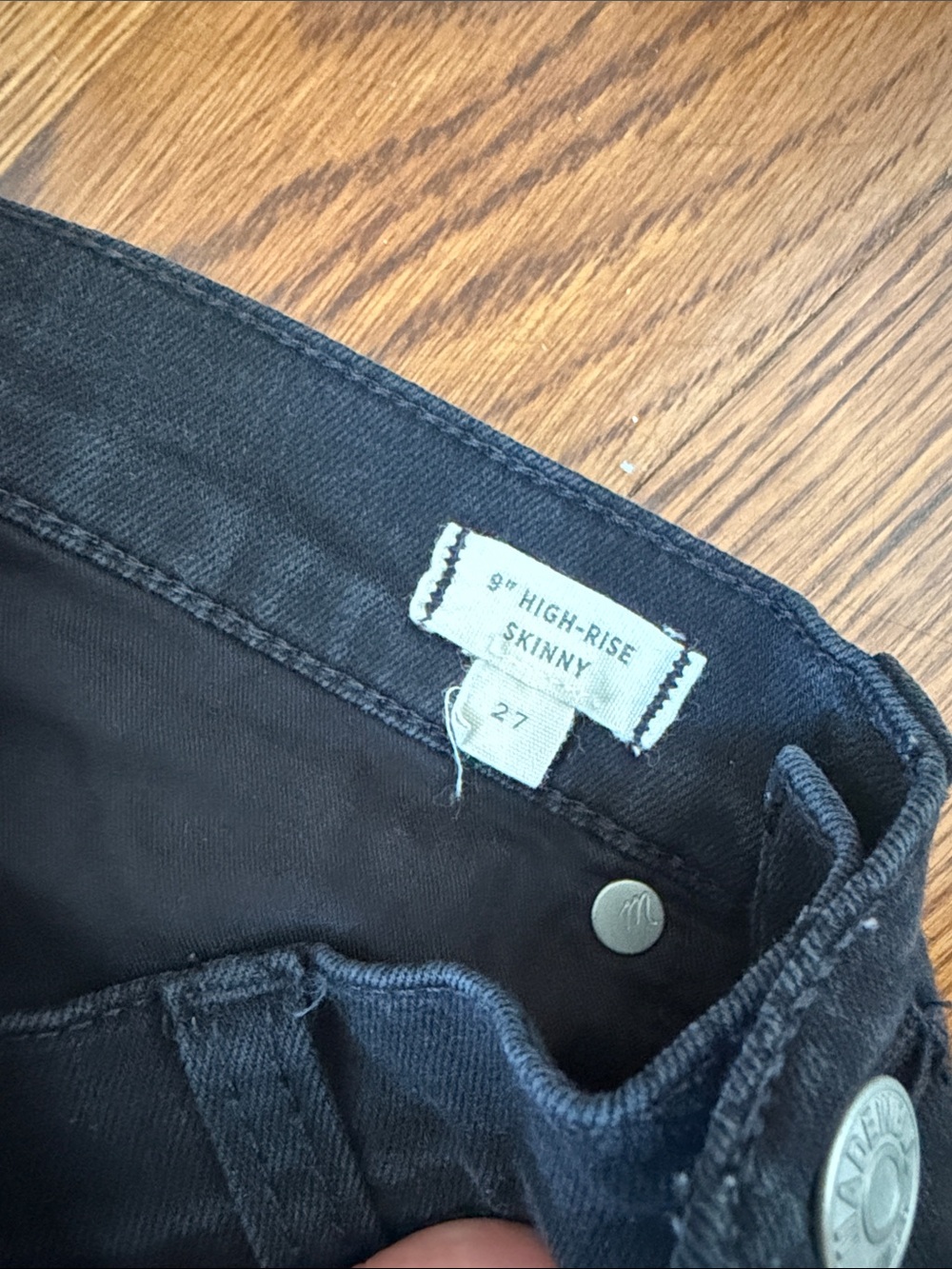 Madewell Black Skinny Jeans - Picture 3 of 4